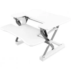 27 in. White Writing Desk with Adjustable Heights by Hanover 13 27 in. White Writing Desk with Adjustable Heights by Hanover -BENCH Online Store white hanover standing desks hsd0401 wht1 40 1000