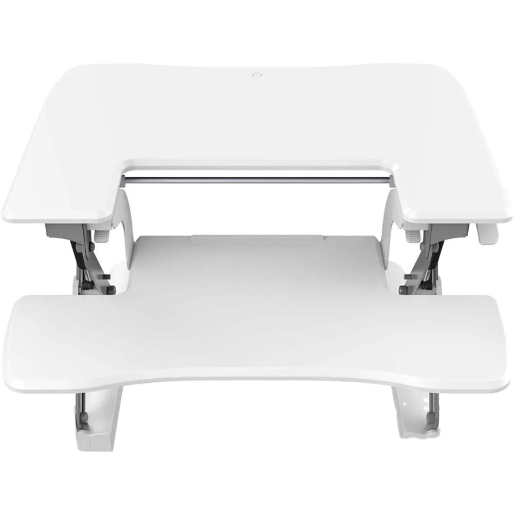 27 in. White Writing Desk with Adjustable Heights by Hanover 3 27 in. White Writing Desk with Adjustable Heights by Hanover