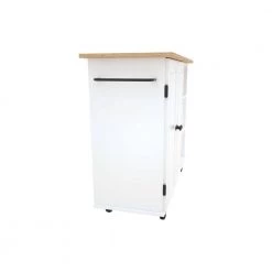 Wood Kitchen Islands with Large Trolley Cart with Large Cabinet, Towel Rack by Whatseaso 14 Wood Kitchen Islands with Large Trolley Cart with Large Cabinet, Towel Rack by Whatseaso -BENCH Online Store white natural whatseaso kitchen islands l k110501764 44 1000