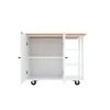 Wood Kitchen Islands with Large Trolley Cart with Large Cabinet, Towel Rack by Whatseaso -BENCH Online Store white natural whatseaso kitchen islands l k110501764 64 1000