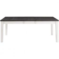 Willow Way 7-Piece White/Weathered Gray Dining Set with Rectangle Table and 6-Wood Side Chairs by Hanover 15 Willow Way 7-Piece White/Weathered Gray Dining Set with Rectangle Table and 6-Wood Side Chairs by Hanover -BENCH Online Store white weathered gray hanover dining room sets hdr009 7pc wh 1d 1000