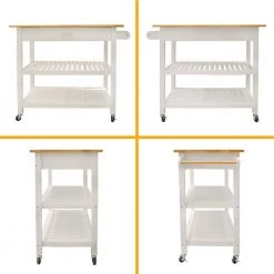 Wooden Kitchen Island in White by Whatseaso -BENCH Online Store white whatseaso kitchen islands l k110498583 c3 1000