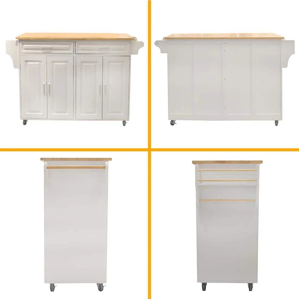 MDF Kitchen Island in White by Whatseaso 11 MDF Kitchen Island in White by Whatseaso - Image 9