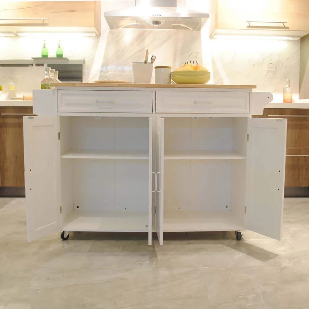 MDF Kitchen Island in White by Whatseaso 9 MDF Kitchen Island in White by Whatseaso - Image 7