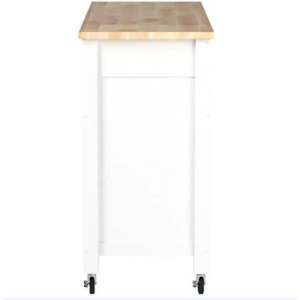 White Wood Kitchen Island by Whatseaso 6 White Wood Kitchen Island by Whatseaso - Image 4