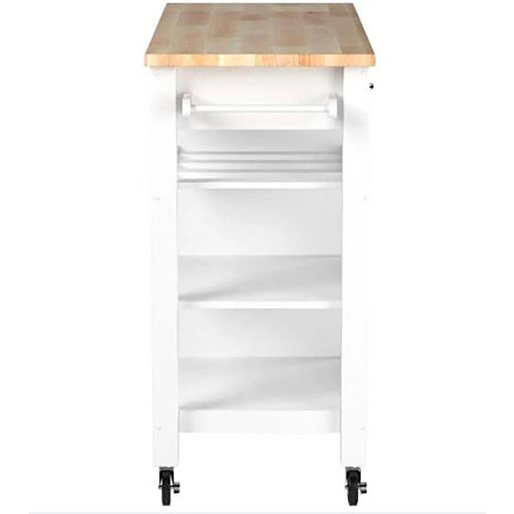 White Wood Kitchen Island by Whatseaso 9 White Wood Kitchen Island by Whatseaso - Image 7