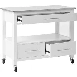 White Wood Kitchen Island by Whatseaso -BENCH Online Store white whatseaso kitchen islands l ki110498415 1f 1000