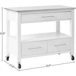 White Wood Kitchen Island by Whatseaso -BENCH Online Store white whatseaso kitchen islands l ki110498415 fa 1000