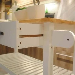 MDF Kitchen Island in White by Whatseaso -BENCH Online Store white whatseaso kitchen islands l ki110498460 fa 1000
