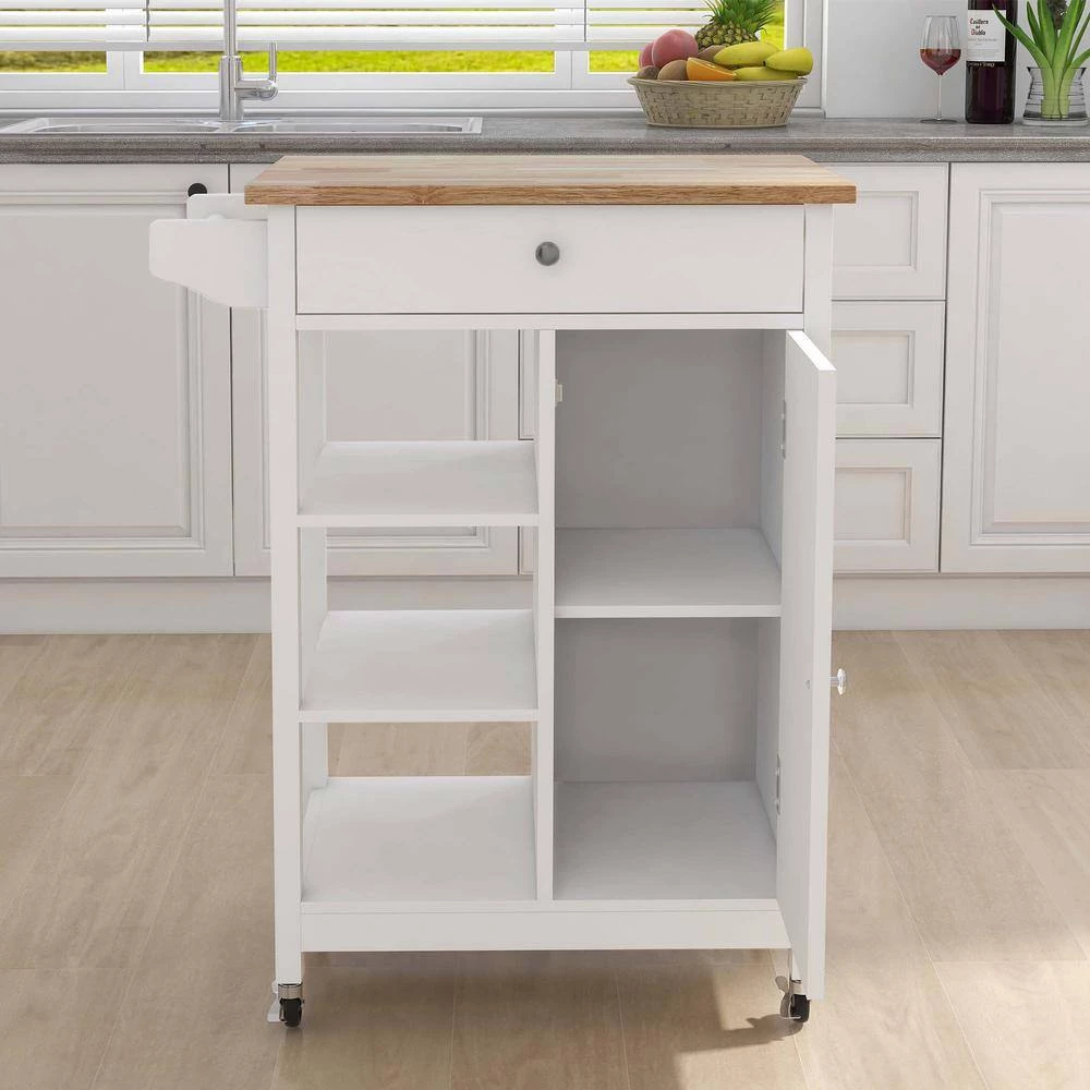 White MDF Kitchen Island by Whatseaso 8 White MDF Kitchen Island by Whatseaso - Image 6