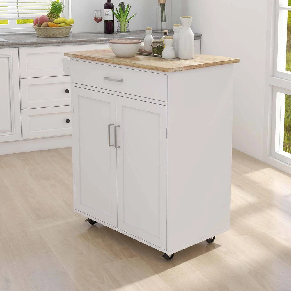 White MDF Kitchen Island by Whatseaso 11 White MDF Kitchen Island by Whatseaso - Image 9