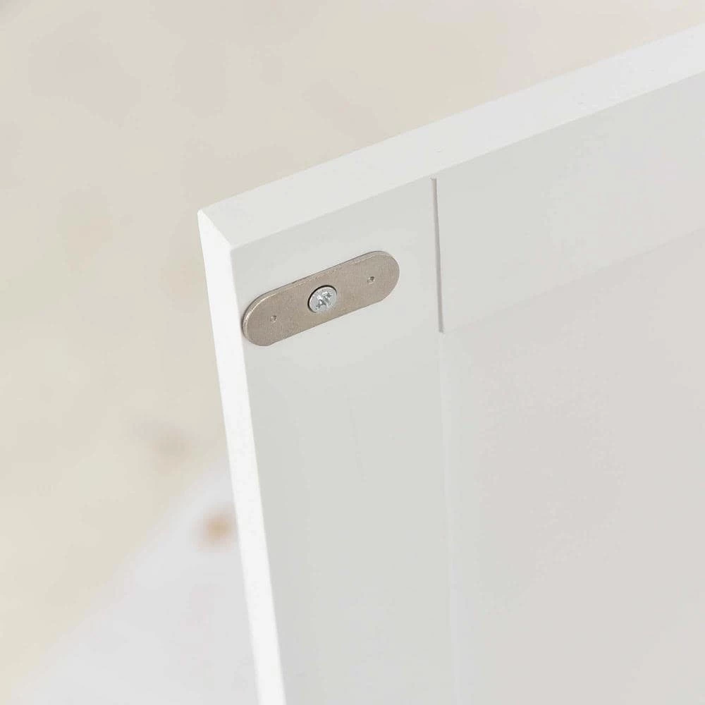 52.76 in. White Kitchen Island with Solid Wood Top and Locking Wheels by Whatseaso 4 52.76 in. White Kitchen Island with Solid Wood Top and Locking Wheels by Whatseaso - Image 2