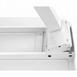 55 in. x 27 in. White Metal Standing Electric Desk with Adjustable Heights by Hanover 14 55 in. x 27 in. White Metal Standing Electric Desk with Adjustable Heights by Hanover -BENCH Online Store white white hanover standing desks hsd0421 wht c3 1000